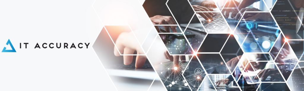 Enterprise IT infrastructure and cybersecurity services visualization