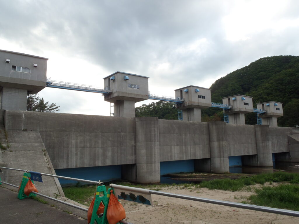 The Fudai floodgate in Iwate Prefecture Japan, built by Mayor Kotoku Wamura to protect the village from tsunamis